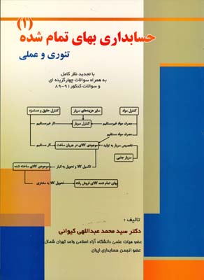 ‏‫حسابداری بهای تمام شده (۱) تئوری و عملی (با تجدیدنظر کامل) به همراه سوالات چهارگزینه‌ای و سوالات ۸۹ -۹۱‮‬